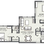 Inn Apartment 2 bed, 1.5 bath