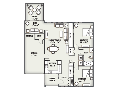 townhome floor plan