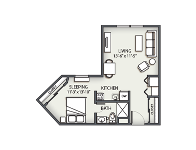 Studio apartment