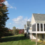 back porches on Huckleberry Lane