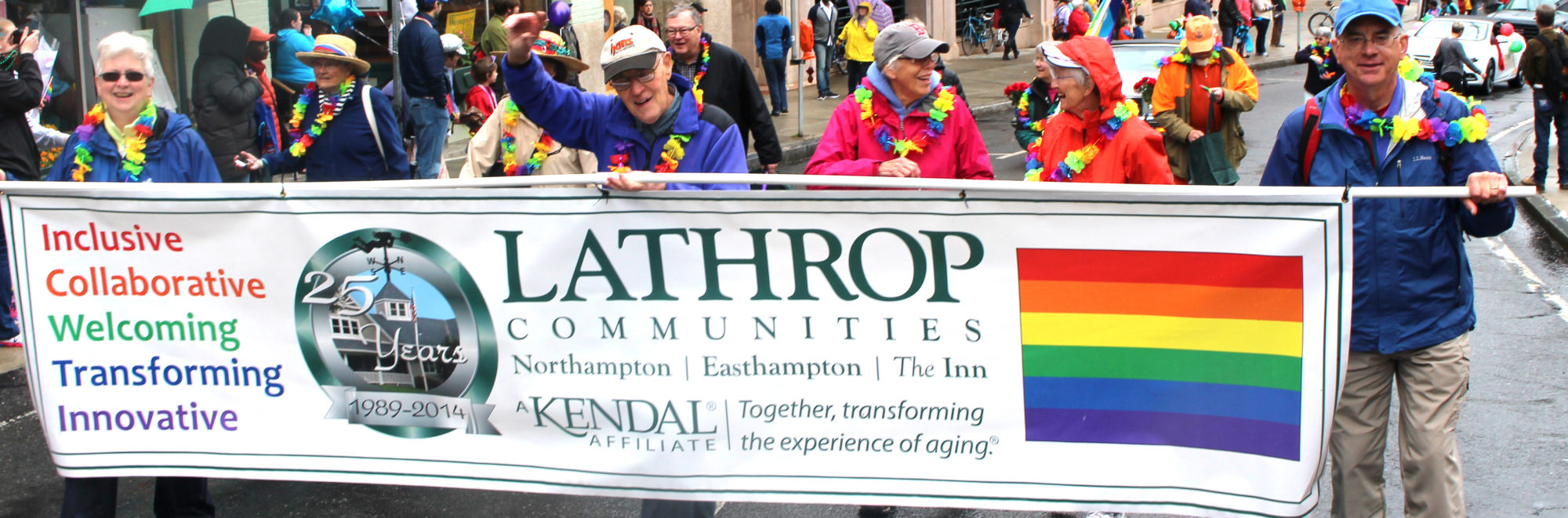 residents marching in pride parade